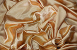 Load image into Gallery viewer, Gold charmeuse silky soft polyester fabric  60" wide
