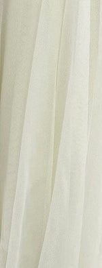 Load image into Gallery viewer, Off white Power Mesh nylon spandex Stretch Fabric 60" per yard
