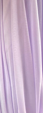 Load image into Gallery viewer, Lilac Power Mesh nylon spandex Stretch Fabric 60" per yard
