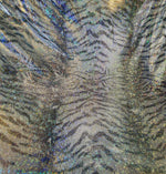 Load image into Gallery viewer, Tiger Silver/ white mystique spandex 4 way stretch 60" wide

