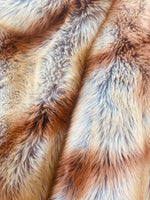Load image into Gallery viewer, Foxtail faux Synthetic Fur upholstery Fabric by the yard 60" wide
