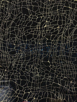 Load image into Gallery viewer, Crackle design on mesh four way stretch fabric sold by the yard
