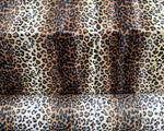 Load image into Gallery viewer, Brown Leopard Cheetah Spots Velboa Fabric | Faux Fur Animal Print | Soft Short Pile Fabric by the Yard
