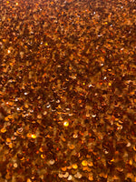 Load image into Gallery viewer, Rust Sequin on Stretch Velvet 4-Way stretch fabric by the yard 60" Wide
