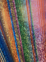 Load image into Gallery viewer, serape broken glass hologram spandex 4 way stretch fabric 60" wide
