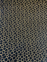 Load image into Gallery viewer, Gold mottled on black heavy chenille Upholstey fabric by the yard 54” wide
