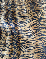 Load image into Gallery viewer, Brown Siberian Tiger velboa Fabric per yard 60” wide
