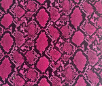 Load image into Gallery viewer, Fuchsia Cobra Snake Embossed vinyl fabric sold by the yard 54” wide
