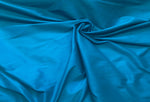 Load image into Gallery viewer, Horizon Blue Shantung Dupioni Faux Silk fabric sold by the yard
