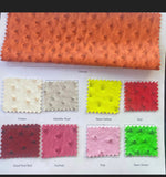 Load image into Gallery viewer, Ostrich/ faux vinyl Marine grade/ UV resistance waterproof Fabric-Pink
