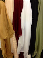 Load image into Gallery viewer, 6 Colors Voile Sheer 120" Wide Drapery and clothing fabric per yard 100% polyester
