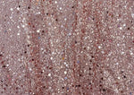 Load image into Gallery viewer, Dusty rose Beads, Pearls and Sequin All Over Mesh Lace by the yard 54” wide
