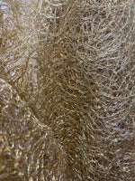 Load image into Gallery viewer, Gold webbing Lace 54" wide Fabric Sold By Yard
