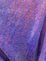 Load image into Gallery viewer, Lavender star Sequin 4-Way stretch fabric by the yard 60" Wide
