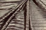 Load image into Gallery viewer, Gold Metallic Accordion foil Pleated Polyester Fabric/Stretch Fabric/Light Weight/ 58 Inches Wide.
