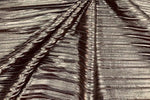 Load image into Gallery viewer, Gold Metallic Accordion foil Pleated Polyester Fabric/Stretch Fabric/Light Weight/ 58 Inches Wide.
