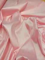 Load image into Gallery viewer, Pink lady Shantung Dupioni Faux Silk two tone fabric BY THE YARD 54" wide
