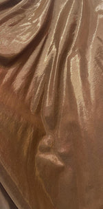 Load image into Gallery viewer, Brown 4-Way Stretch Mystique Spandex  Fabric by the yard 60 " Wide
