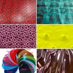 Load image into Gallery viewer, Black Cracked metallic reflective Distressed vinyl upholstery craft fabric per yard 54" Wide
