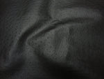 Load image into Gallery viewer, Vinyl faux leather Black Matt Ostrich Upholstery Vinyl fabric by the yard
