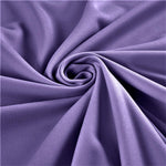Load image into Gallery viewer, Lavender Stretch Crepe Scuba Techno Knit Polyester Spandex Fabric for Bows, Top Knots, Head Wraps, Clothes, Costumes, Crafts
