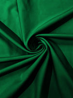Load image into Gallery viewer, Emerald green dull matte 4 stretch bridal Crepe woven Fabric 60" Wide Sold By the yard
