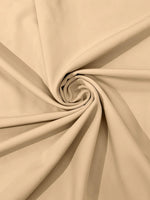 Load image into Gallery viewer, Nude dull matte 4 stretch bridal Crepe woven Fabric 60" Wide Sold By the yard
