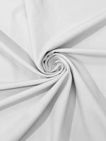 Load image into Gallery viewer, White dull matte 4 stretch bridal Crepe woven Fabric 60" Wide Sold By the yard
