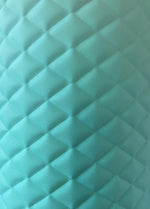 Load image into Gallery viewer, Mint Vinyl smooth PVC Quilted automotive headliner with 3/8" Foam Backed Upholstery fabric 52" Wide

