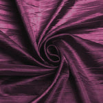 Load image into Gallery viewer, Plum Crushed Taffeta Fabric - 54" Width - Creased Clothing Decorations Crafts - Sold By The Yard
