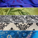 Load image into Gallery viewer, Brown Heavy Shiny Bridal Satin Fabric for Wedding Dress, 60"  wide
