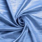 Load image into Gallery viewer, Sky blue Crushed Taffeta Fabric - 54" Width - Creased Clothing Decorations Crafts - Sold By The Yard

