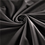Load image into Gallery viewer, Charcoal Stretch Crepe Scuba Techno Knit Polyester Spandex Fabric for Bows, Top Knots, Head Wraps, Clothes, Costumes, Crafts
