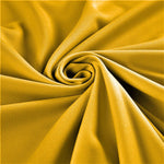 Load image into Gallery viewer, Dark yellow Stretch Crepe Scuba Techno Knit Polyester Spandex Fabric for Bows, Top Knots, Head Wraps, Clothes, Costumes, Crafts

