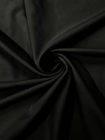 Load image into Gallery viewer, Black dull matte 4 stretch bridal Crepe woven Fabric 60" Wide Sold By the yard
