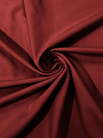 Load image into Gallery viewer, Burgundy dull matte 4 stretch bridal Crepe woven Fabric 60" Wide Sold By the yard
