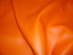 Load image into Gallery viewer, 30 yards Vinyl Faux leather Orange Soft Skin Faux vinyl upholstery/clothing pvc fabric by the yard 55" Wide
