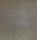 Load image into Gallery viewer, Silver gray cowboy Distressed look Faux Vinyl upholstery fabric per yard
