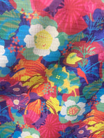 Load image into Gallery viewer, Polyester mluti floral color light weight multi purpose fabric by the yard
