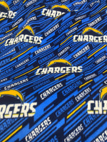 Load image into Gallery viewer, Chargers NFL Football sports warm cozy soft Fleece fabric
