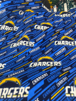 Load image into Gallery viewer, Chargers NFL Football sports warm cozy soft Fleece fabric
