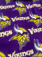 Load image into Gallery viewer, Vikings NFL Football sports warm cozy soft Fleece fabric
