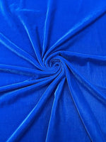 Load image into Gallery viewer, Royal micro silky soft velvet none stretch fabric 54 Wide Sold By The Yard.
