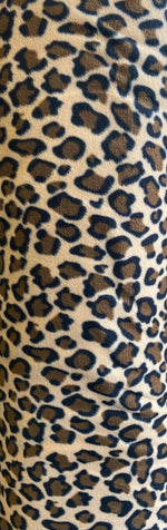 Load image into Gallery viewer, leopard brown /beige fleece fabric By The Yard 60" Wide
