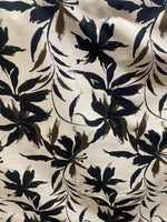 Load image into Gallery viewer, Black /Gold floral Jacquard multi purpose  fabric by the yard

