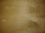 Load image into Gallery viewer, 54" Wide Reptile Skin Gold embossed upholstery Faux Leather vinyl fabric by the yard
