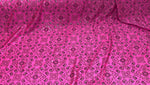 Load image into Gallery viewer, Fuchsia/hot pink Stretch bandana paisley spandex fabric 58" wide
