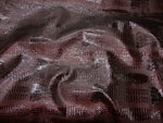 Load image into Gallery viewer, vinyl Faux Leather, Reptile Skin Cherry embossed upholstery fabric by the yard 54" Wide
