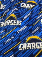 Load image into Gallery viewer, Chargers NFL Football sports warm cozy soft Fleece fabric
