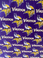 Load image into Gallery viewer, Vikings NFL Football sports warm cozy soft Fleece fabric
